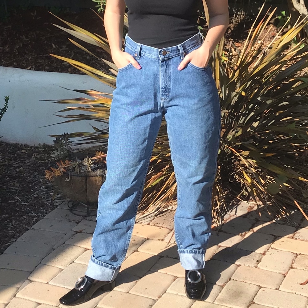 Vintage Lee High Waist Baggy Boyfriend Jean